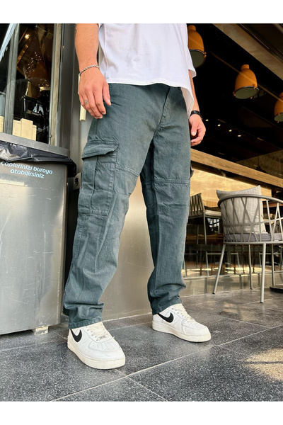 BPM Pantaloni cargo largi premium