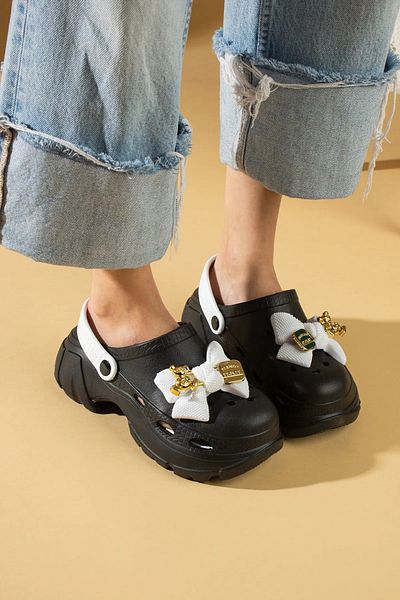 Moda Kadıköy Women's Black Women's Eva Sea Beach Doctor Nurse Hospital Comfort Comfortable Sandals Slippers