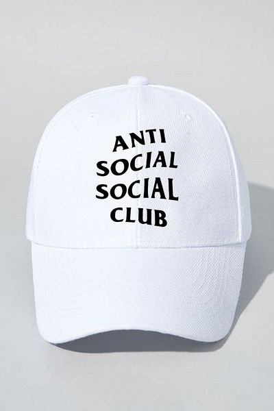 Touz Moda Anti Social Club - Σχέδιο Λευκού Καπέλου