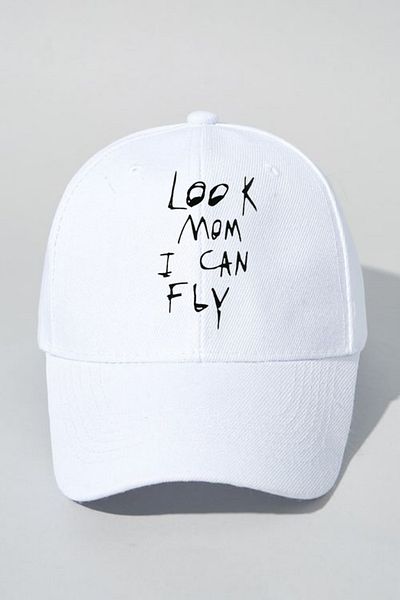 Touz Moda Λευκό Καπέλο - Look Mom I Can Fly