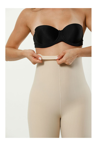 Cooqpoo 1234 Corset pentru femei Ghost, fără sudură, cu talie înaltă, tăiat cu laser 2002