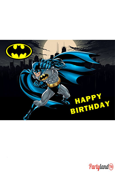 PartylandTR Batman 33*48 cm Doğum Günü Karton Posteri