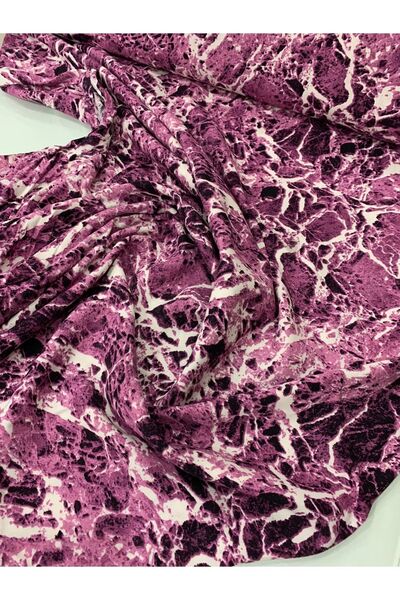 Evimmis Бавовняна віскозна тканина з мармуровим візерунком для суконь, спідни...