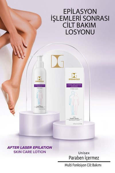 Doragold Laser Hair Removal and Waxing Post-Skin Care Lotion Moisturizing Cream 125 ml