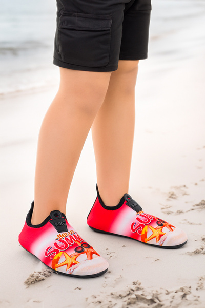 Kiko Kids حذاء البحر الصيفي للفتيات على الشاطئ 7531