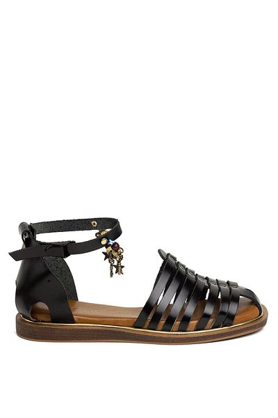 Ayakkabı Fuarı Beety BY112.301 Women's Genuine Leather Sandals Black