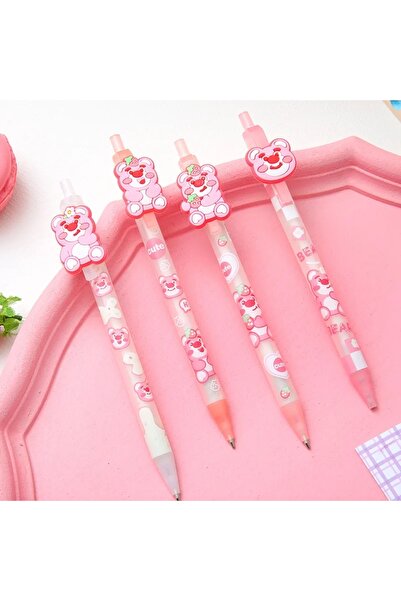 Kawaii Care Bears 4 Adet 0.7 Uçlu Kalem Seti