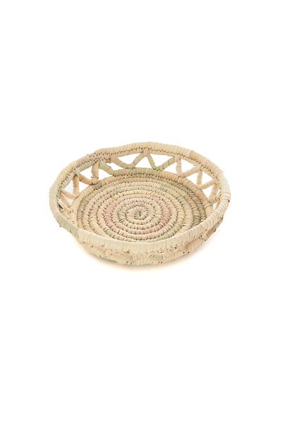 Savana El Yapımı Sanatları Tulip Straw Tray Small Size
