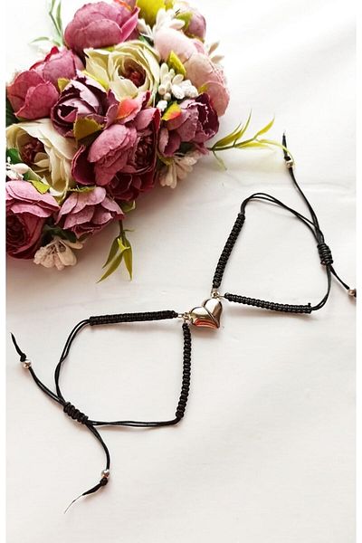Nihal Süeda Mini Heart Lover-friendship Bracelet with Magnet