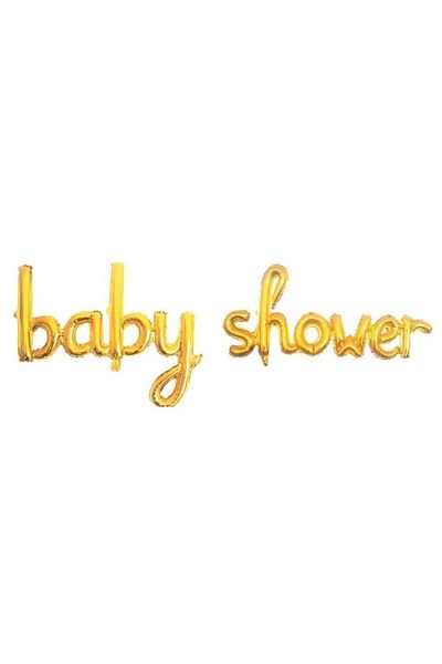 ELGALA Foil Balloon BABY SHOWER Written Handwritten Helium Balloon
