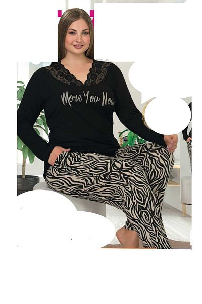 anne moda ankara Set de pijamale de vară, elegant, cu mâneci lungi, lungi