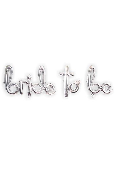 ELGALA Foil Balloon BRIDE TO BE Handwritten Helium Balloon