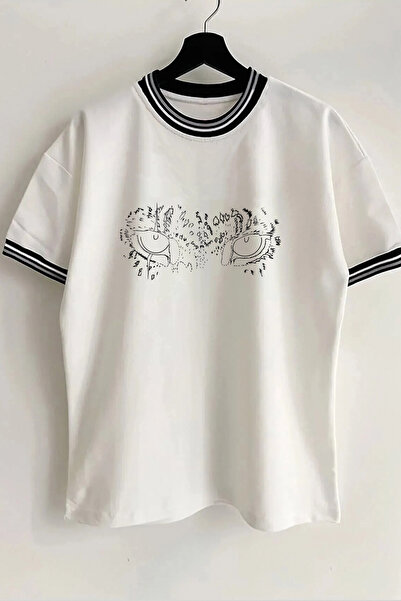 Vordevia Tiger Eye Štampano Novi sezonski ovratnik i Sa detaljem rukava Sa re...