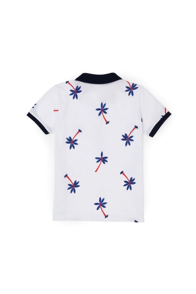 U.S. Polo Assn. Erkek Çocuk BEYAZ Polo Yaka Tişört ELİFSU BUTİKHOME