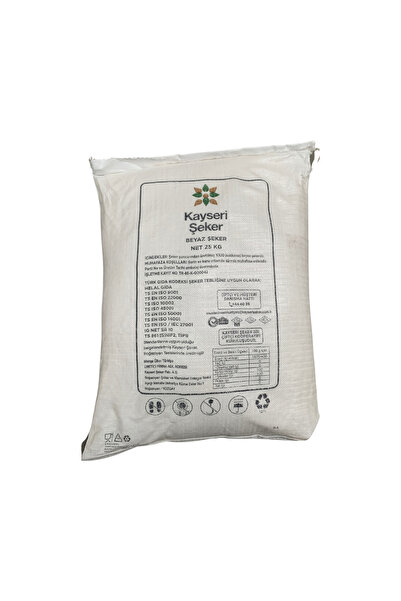 Kayseri Şeker Kristal Toz Şeker 25 kg