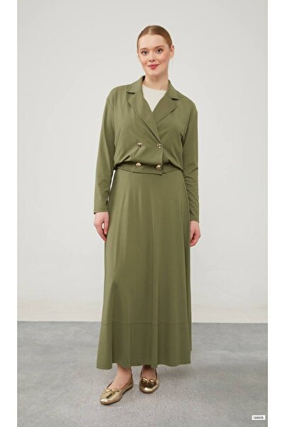 Levidor Kloş Etek Ceketli Basic Takım