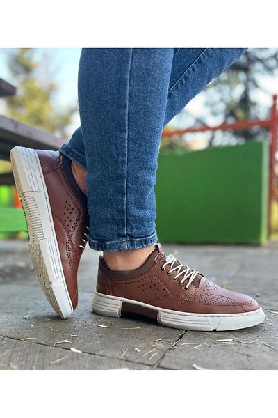 Bonjey Ανδρικά αθλητικά παπούτσια - Casual με μαύρισμα λεπτομέρειες και κορδόνια