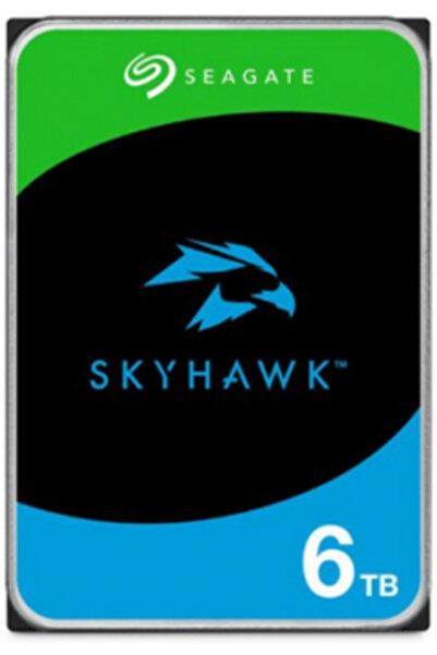 Hedef Market 6TB SEAGATE SKYHAWK 256MB 7/24 RV ST6000VX009