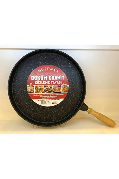 FAYA HOME Kitchen Deep Flatbread Pancake Pan 36 cm Depth 3 cm