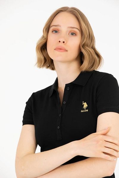 U.S. Polo Assn. Dámské základní tričko Polo s výstřihem G082SZ011.0001567809 TEXTORY OBLEČENÍ