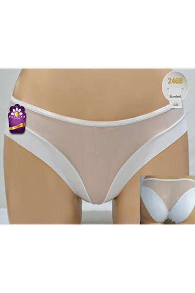 Papatya MİCRO LAZER KESİM ÖN ARKA TÜL BİKİNİ KÜLOT (6 ADET)