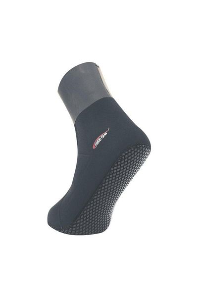 Free-Sub 3mm Black Smooth Ankle Non-Slip Sole Diving Socks Size L