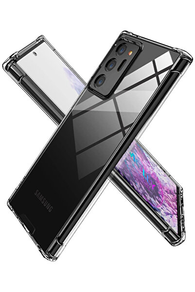 Molly Samsung Galaxy Note 20 ULTRA İçin Köşeleri Takviyeli Antişok Şeffaf Sil...