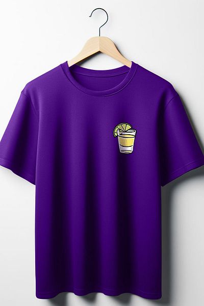 Vordevia Μπλουζάκι Unisex με στάμπα Tequila Oversize Crew Neck
