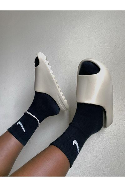 Cotton Unisex 3 ζευγάρια μαύρες αθλητικές κάλτσες κολεγίου τένις