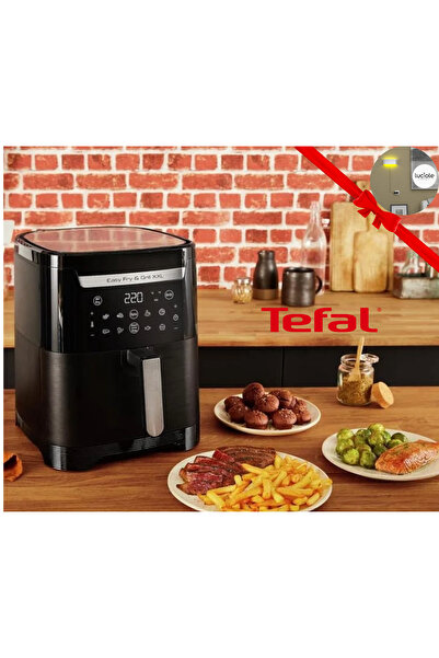 TEFAL XXL 6.5 Litre Kapasite, Hava ile Kızartma & Izgara 2İN1 Fritöz Airfryer