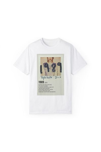 Hilosh Tricou unisex pentru copii Taylor Swift 1989 - Copertă album Plug Model HC03
