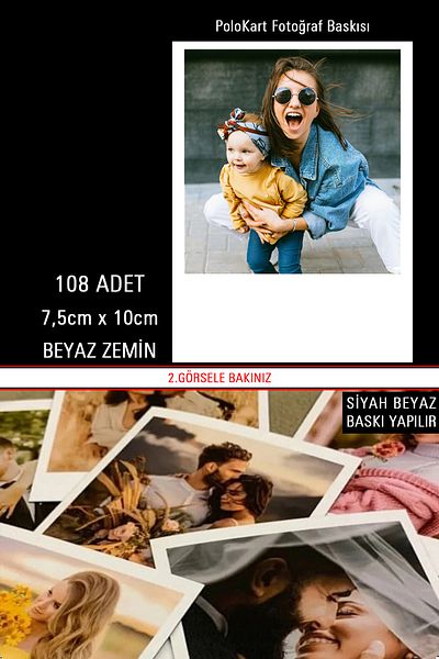 bymat 108 PCS POLOCARD PRINTING - PHOTO PRINTING - 7X10 POLO CARD PHOTO PRINTING