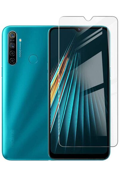 TechnoZone Realme 5i Kırılmaz Ekran Koruyucu Temperli Cam
