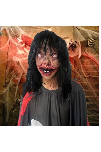 Ufuk Şaka Oyunları Merkezi Lateks Kadın Zombi Maskesi