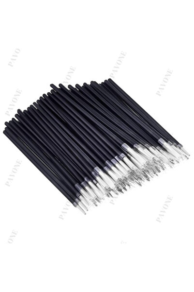 Pavone Kalıcı Makyaj Micro Pamuklu Stick 50 Adet Ipek Kirpik Aplikatör Eyeliner