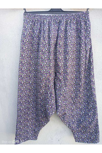 hoaryage PANTALON LOOSE PANTALON DE FLANEL FLORE 100% BUMBAC