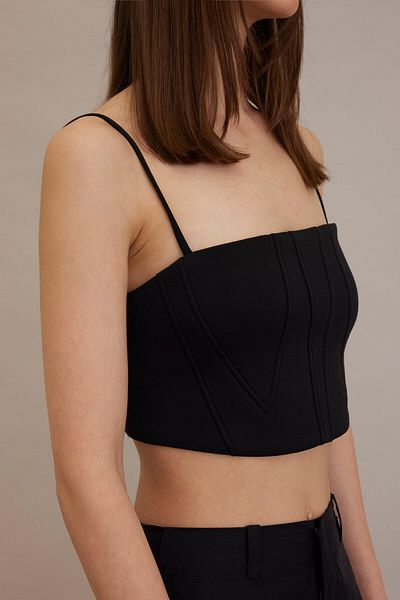 Manuka KOMPAKTER CUP BUSTIER SCHWARZ
