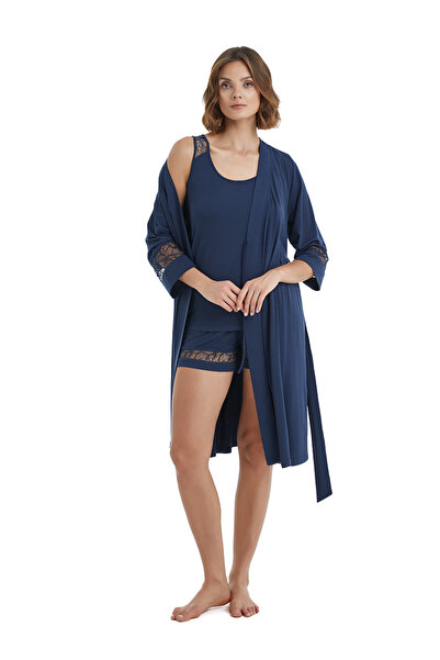 Blackspade Жіночий халат 51313 - Синій