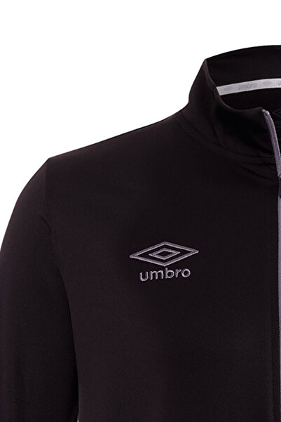 UMBRO Men's Black Tracksuit Top - Fit Sports Jacket Zipped - TC-0121 Umbro Deer Camp Jacket Black