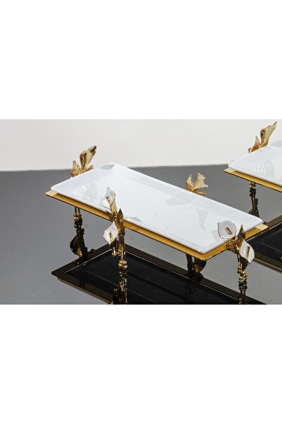 BULUTHOMEAKSESUAR حامل عرض بورسلين مقاس 34 × 14 سم من GALA MINI