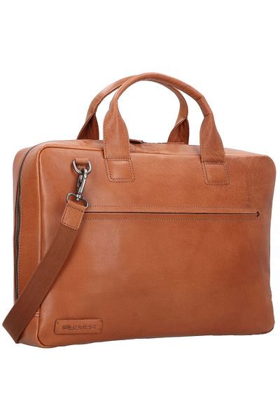 Plevier Rock Onyx Aktentasche RFID Schutz Leder 43 cm Laptop