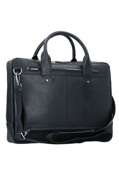 Plevier Navigator Aktentasche Leder 40 cm Laptopfach