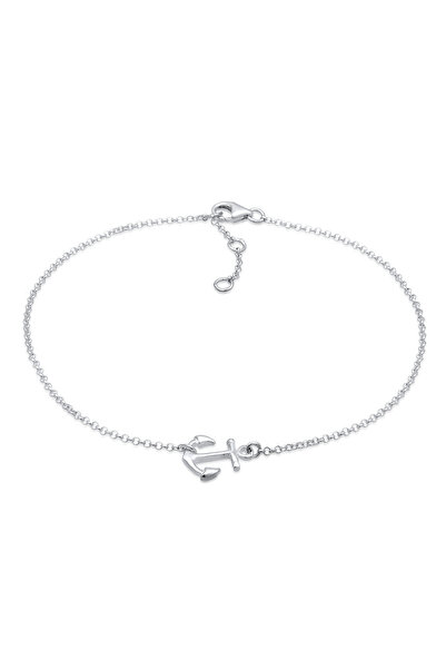 ELLI Fußschmuck Anker 925 Sterling Silber