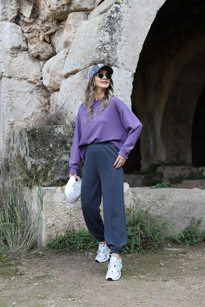 bytugcekaya Sweat violet Scuba Slit