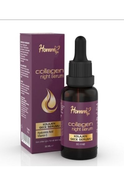 Homm Bitkisel HOMM LIFE COLLAGEN NIGHT SERUM 30 ML Homm