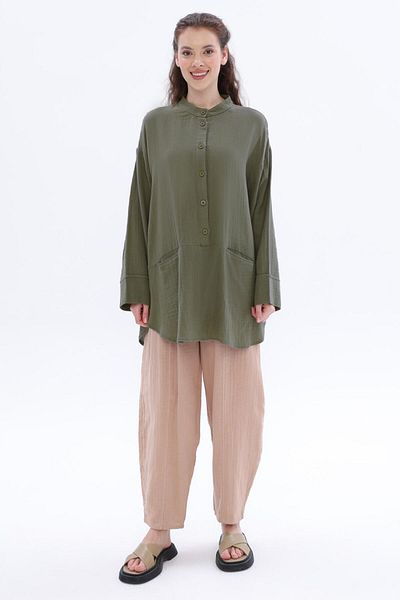 ALLDAY 24ds50265al0 Judge Collar Women's Tunic