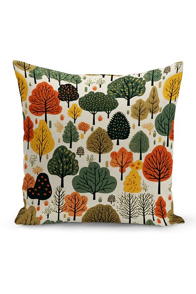 Bertille Home Κάλυμμα μαξιλαριού ριχτάρι σειράς Classic με ψηφιακή εκτύπωση διπλής όψης