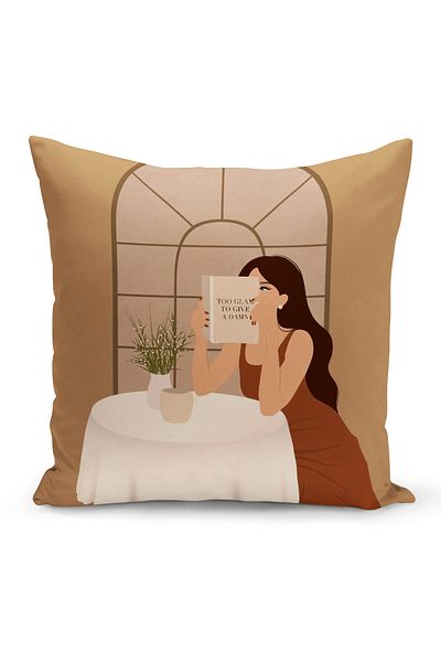 Bertille Home Серия Bohemian Двустранна калъфка за възглавница с цифров печат (Bohemian калъфка за възглавница)