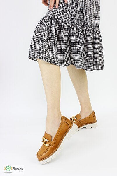 Mammamia Дамски ортопедични ежедневни мокасини с верижка от естествена кожа M25/YA-MAYS