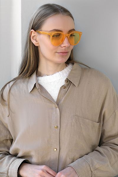 ModaLand Unisex Oval Round Sunglasses